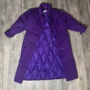 Vintage Cabin Creek Vibrant Purple Quilted Jacket